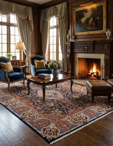 9' 10 x 12' 10 Kashmar Wool Rug