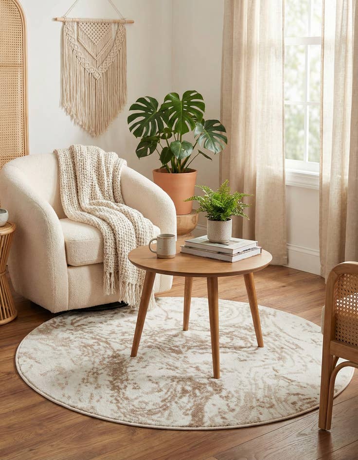 Detail image of 3' 1 x 3' 1 Laguna Round Rug