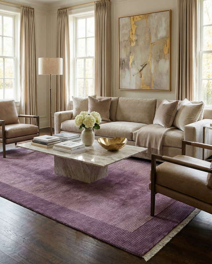 6' 7 x 9' 10 Hand Knotted Darya Wool Rug