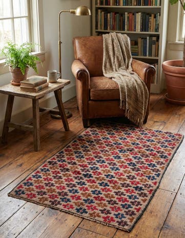 2' 10 x 4' 9 Hand Knotted Balouch Persian Wool Rug