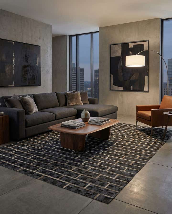 5' 1 x 7' 9 Cowhide - Patchwork Rug