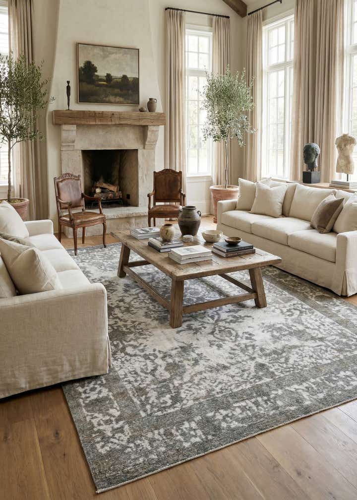 9' 1 x 12' 4 Hand Knotted Ultra Vintage Persian Wool Rug