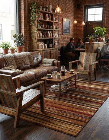 7' x 10' Cafe Rug