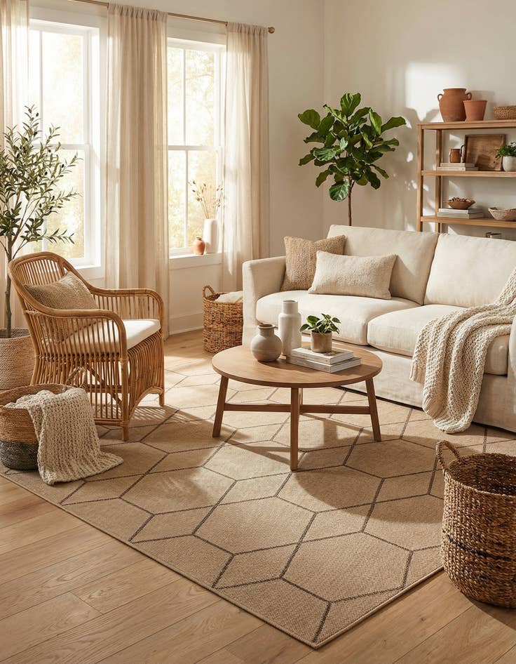 Detail image of 7' 10 x 7' 10 Dunes Square Rug