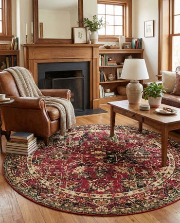  7' x 7' Saturn Round Rug