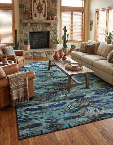 10' 6 x 16' 5 Washable Mesa Rug