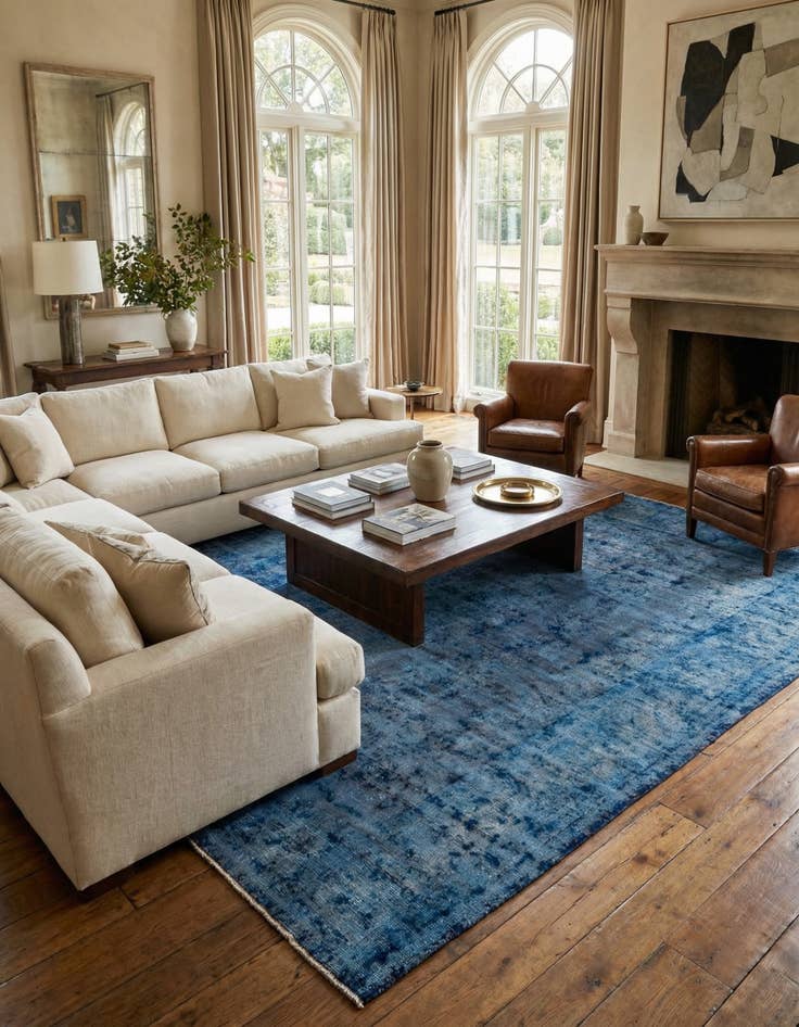 Detail image of 9' 9 x 12' 1  Hand Knotted Ultra Vintage Persian Wool Rug