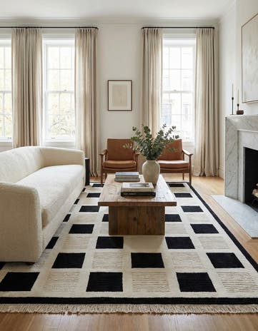 6' 7 x 9' 10 Hand Knotted Darya Wool Rug