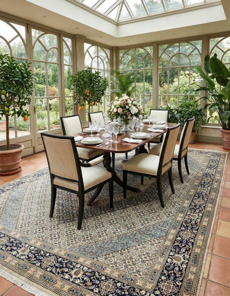 Detail image of 10' 3 x 13' 9 Kashmar Wool Rug