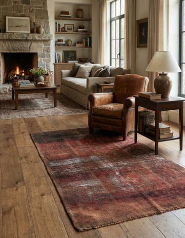 3' 6 x 6' 3 Hand Knotted Ultra Vintage Persian Wool Rug