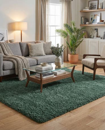  8' x 8' Infinity Shag Square Rug