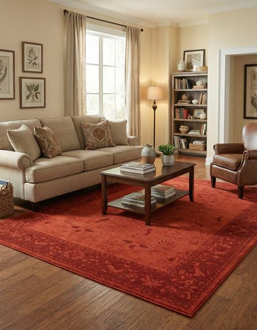 Rust Red Miranda Rug