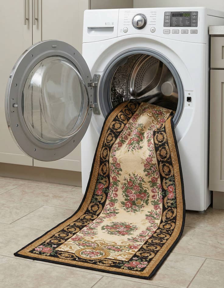 Detail image of  2' x 8'  Washable Traditional Indoor / Outdoor Runner Rug