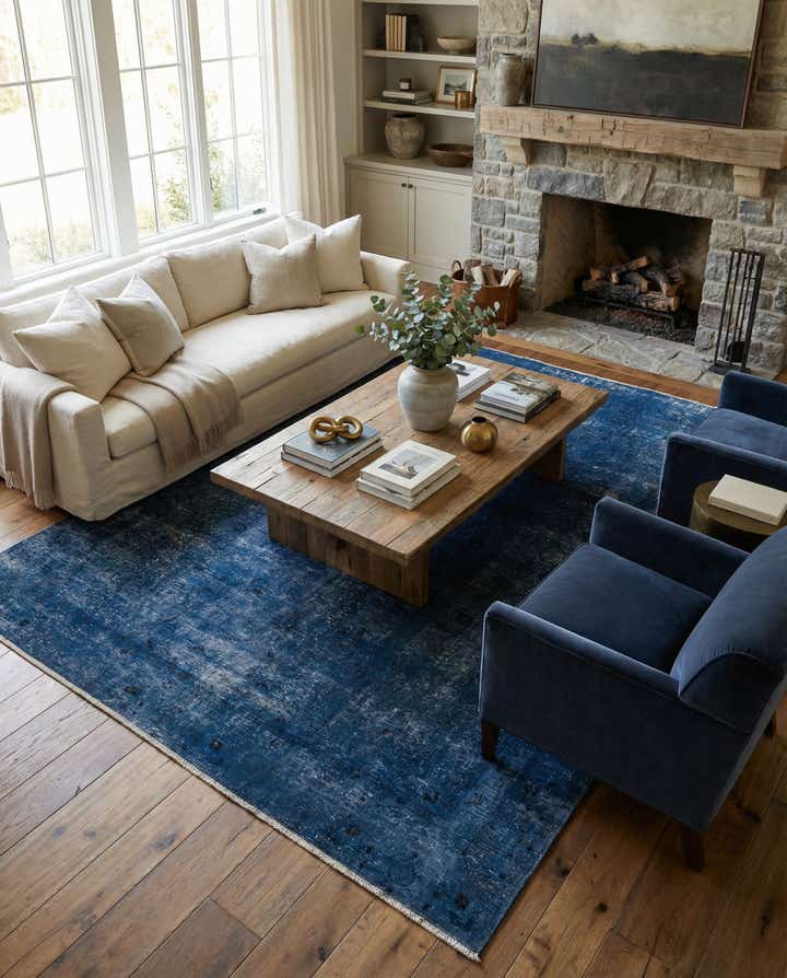 8' 10 x 11' 7 Hand Knotted Ultra Vintage Persian Wool Rug