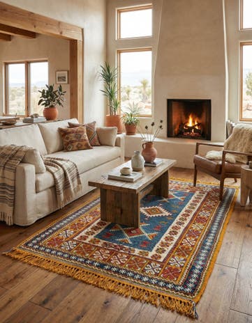 4' 10 x 7' 6 Berber Rug