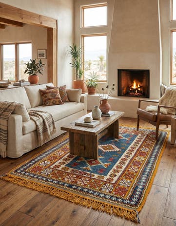 4' 10 x 7' 6 Berber Rug