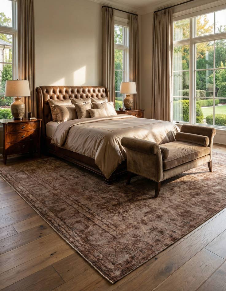 Detail image of 9' 10 x 12' 10 Vintage Royal Wool Rug