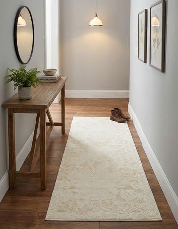 Ivory Finsbury Runner Rug