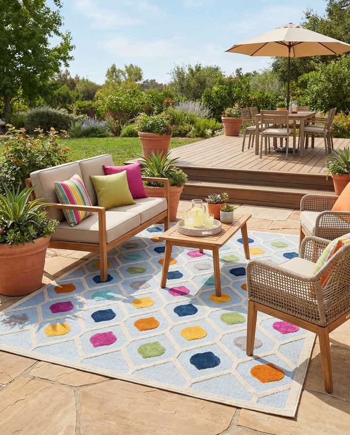 9' x 12' Easy-Clean Aruba Indoor / Outdoor Rug