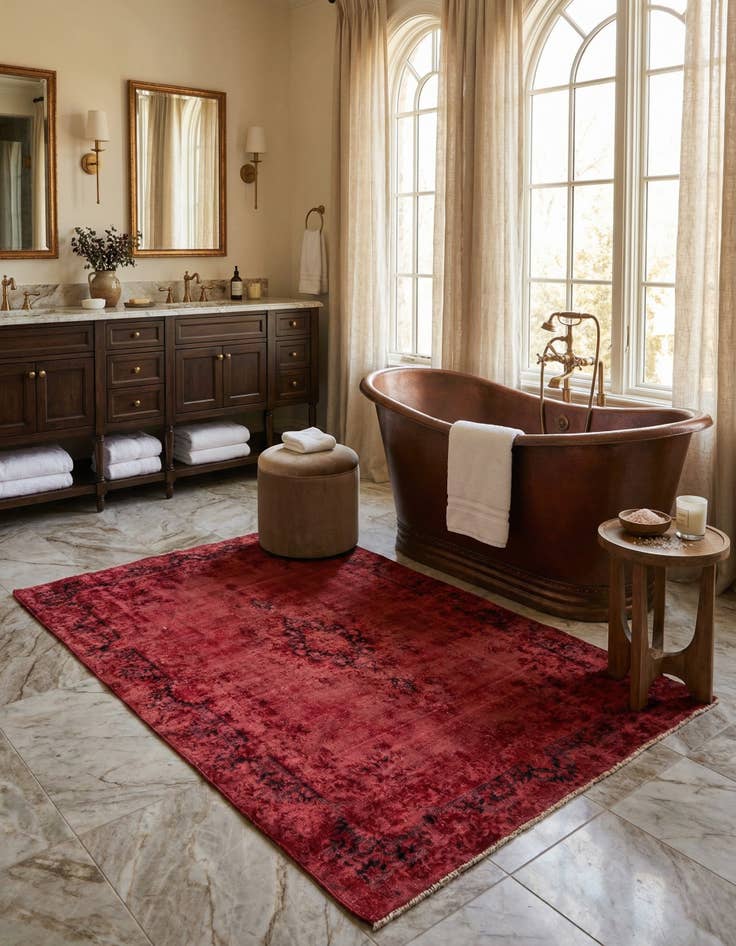 Detail image of 5' 9 x 8' 10 Vintage Royal Wool Rug