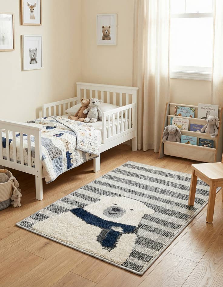 Detail image of 2' x 3' Whimsy Kids Rug