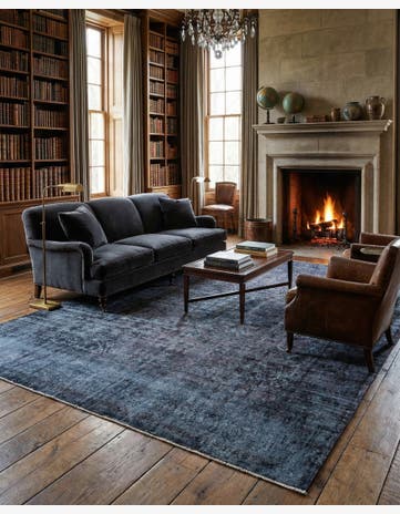 9' 9 x 13' 4 Vintage Royal Wool Rug