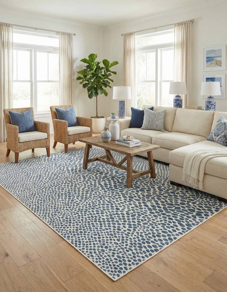 Detail image of 10' x 13' Easy-Clean Jill Zarin Cape Town Indoor / Outdoor Rug