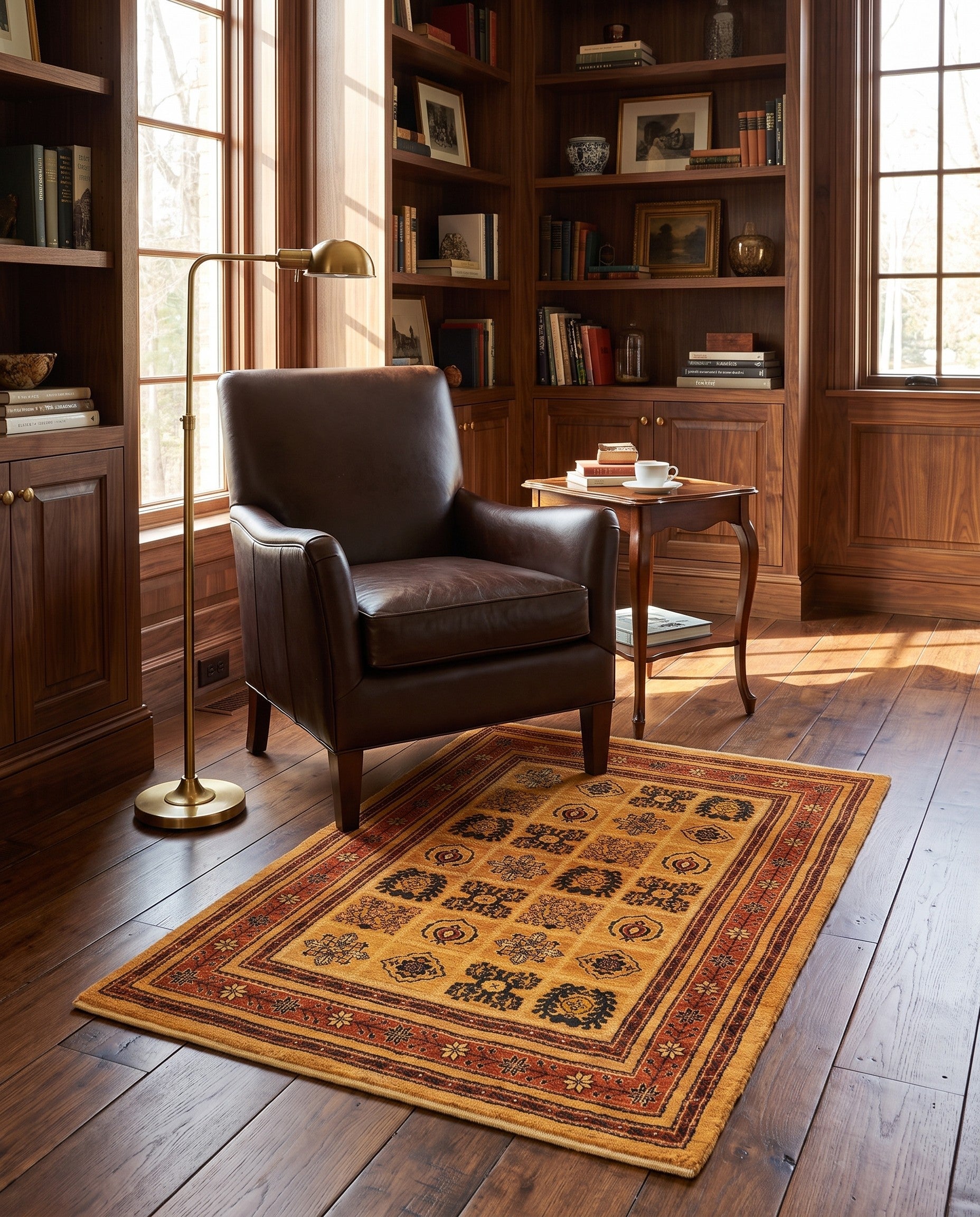 3' 7 x 5' Kashkuli Wool Rug