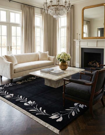 8' 3 x 11' 9 Hand Knotted Darya Wool Rug