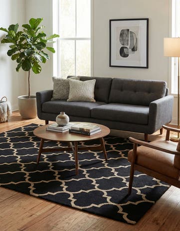 5' x 8' Luna Wool Rug