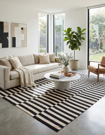 8' 4 x 10' 1 Hand Woven Kilim Modern Wool Rug