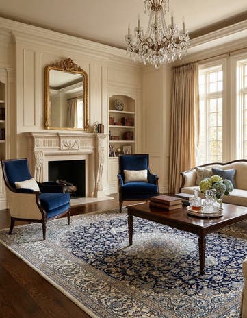 10' 3 x 13' 7 Hand Knotted Nain Rug