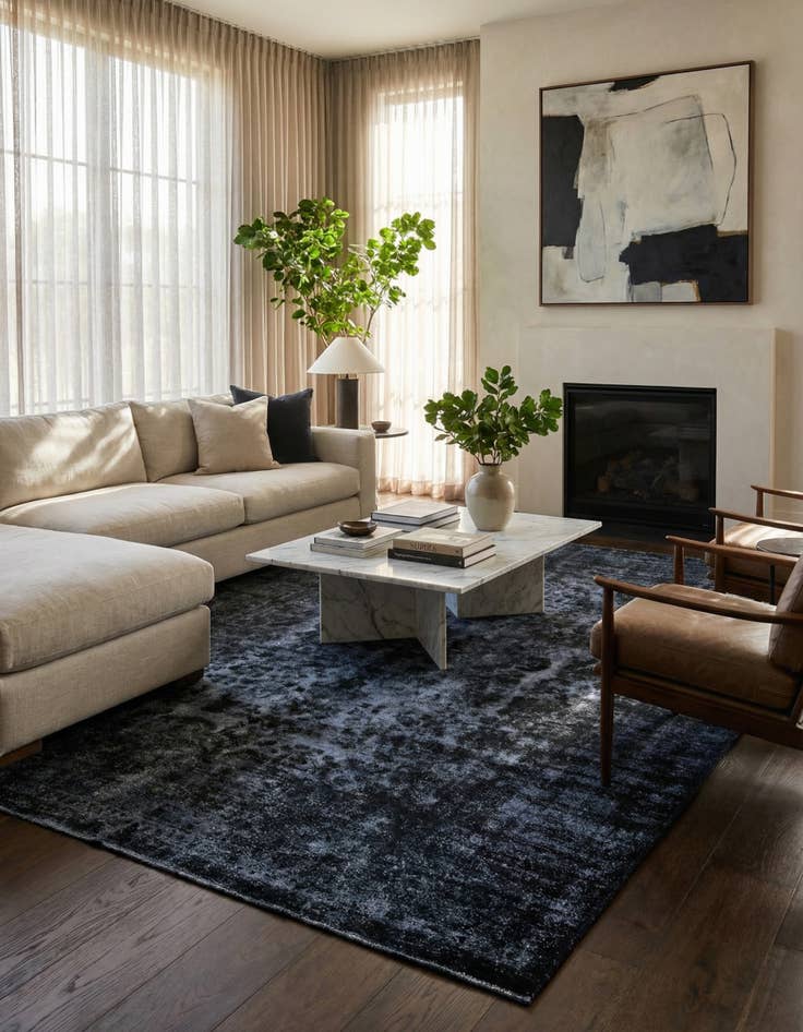 Detail image of 10' x 12' 4  Hand Knotted Ultra Vintage Persian Wool Rug