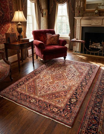 3' 5 x 5' 6 Kashan Rug