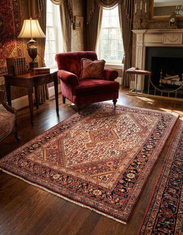 3' 5 x 5' 6 Kashan Rug
