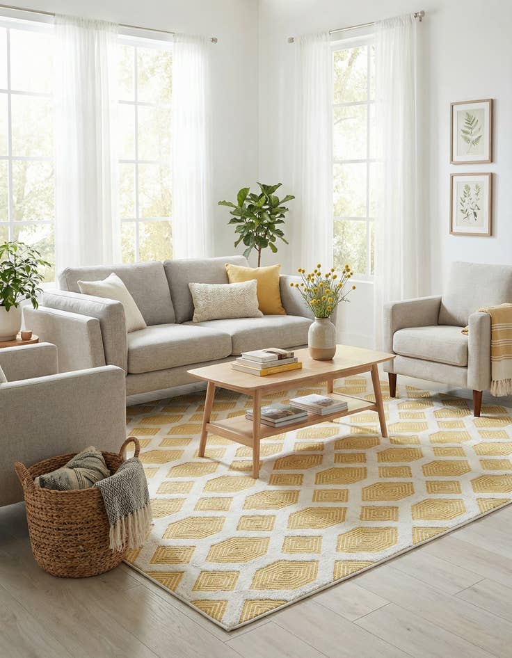 Detail image of  6' 4 x 9' Sabrina Soto Casa Havana Rug