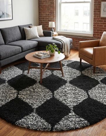 10' x 10' Serenity Shag Round Rug