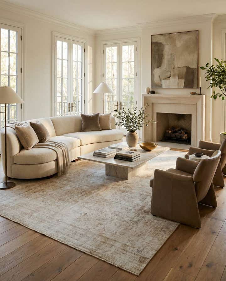 8' 3 x 12' 3 Hand Knotted Ultra Vintage Persian Wool Rug