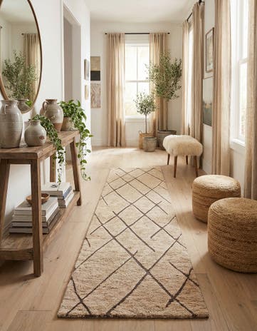 2' 7 x 12' Atlas Moroccan Wool Runner Rug