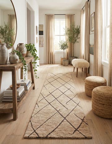 2' 7 x 12' Atlas Moroccan Wool Runner Rug