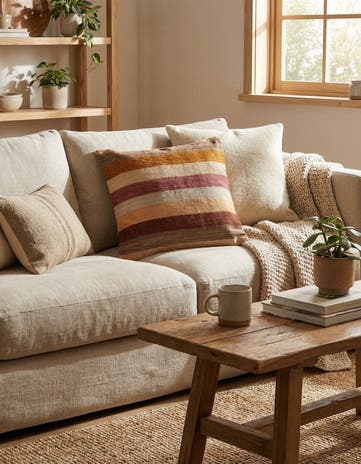 2' 5 x 2' 6 Hand Woven Pillow Wool Square Rug