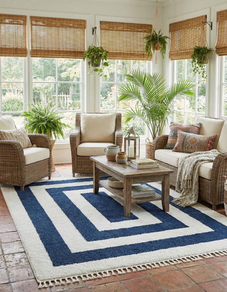 Detail image of  9' 6 x 14' 3 Boho Rug