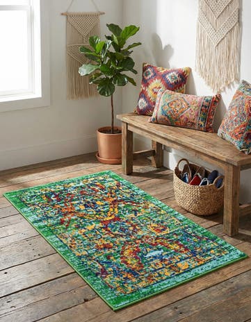 Green Calypso Rug