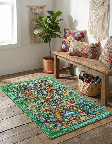 Green Calypso Rug
