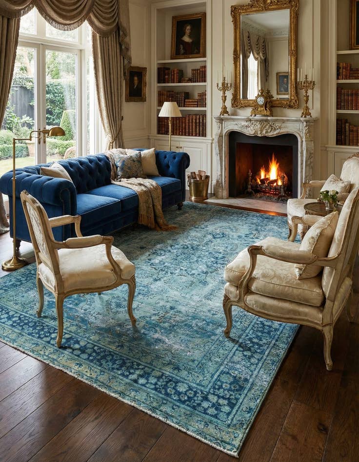 Detail image of 5' 11 x 9' 2 Vintage Royal Rug