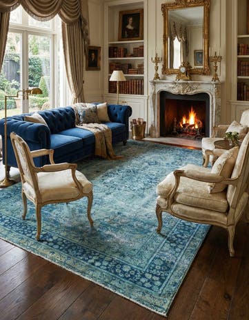 5' 11 x 9' 2 Vintage Royal Rug