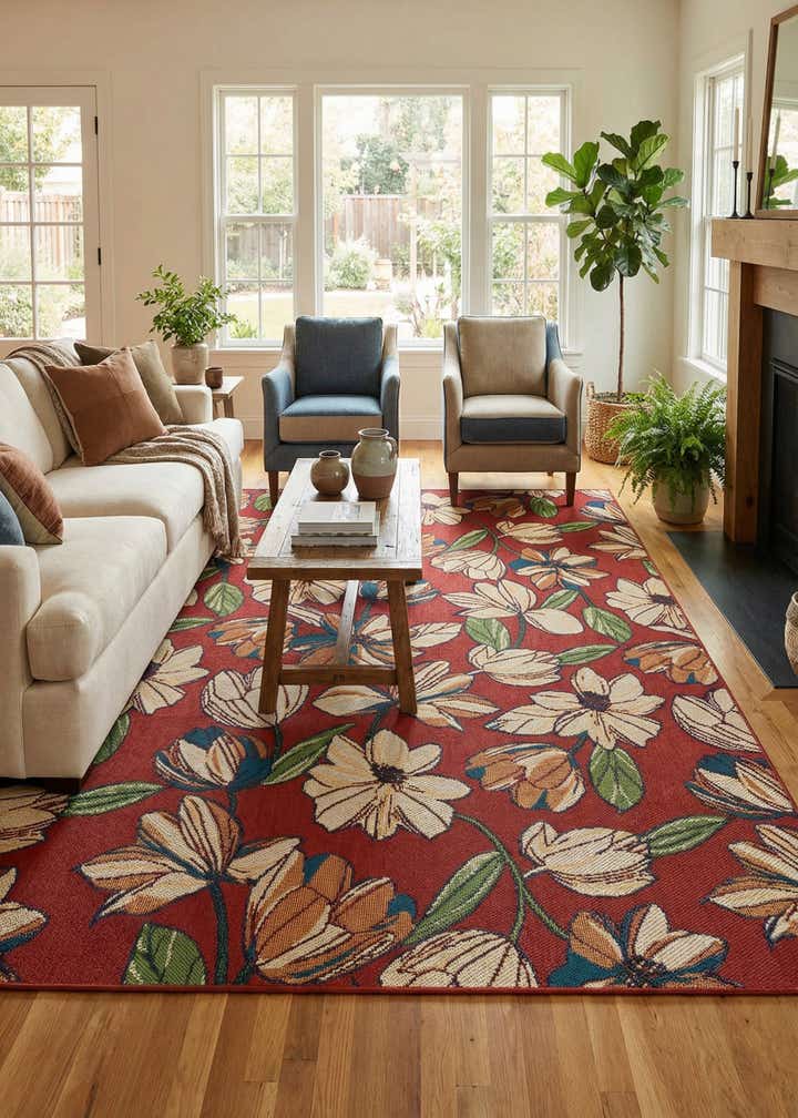 9' x 12' Easy-Clean Baja Indoor / Outdoor Rug