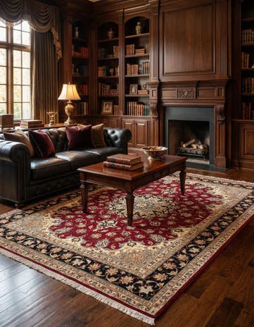 5' 1 x 6' 7 Tabriz Rug