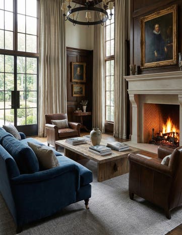 7' 10 x 11' Hand Woven Jill Zarin English Manor Farmhouse Wool Rug