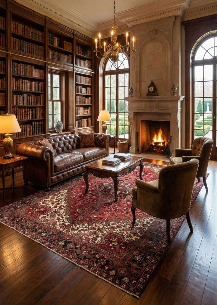 7' 10 x 11' Hand Knotted Heriz Persian Wool Rug